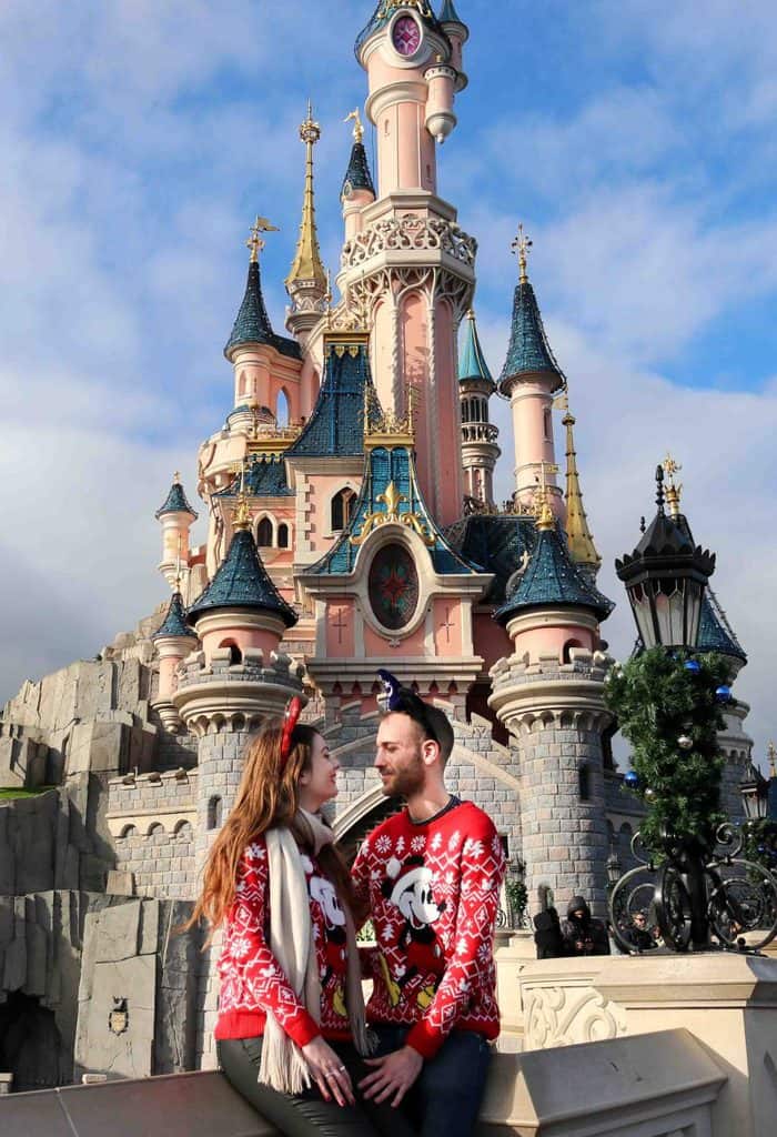 surprise Christmas trip Disneyland paris