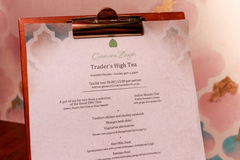 Trader's High Tea at Cinnamon Bazaar; A Review
